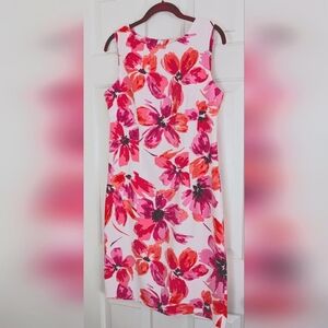 Mario Serrano Floral Sheath Dress